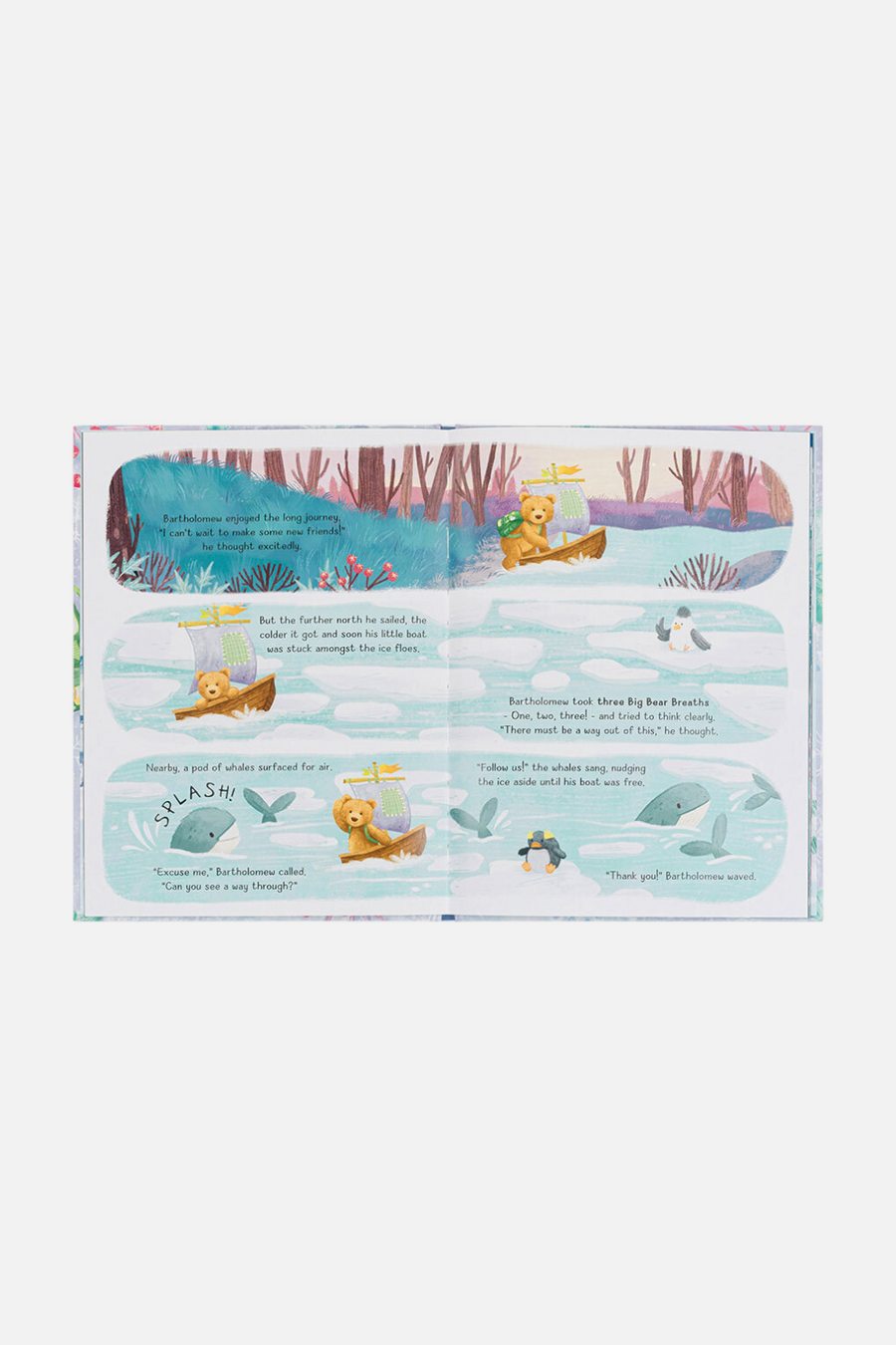 Jellycat Bartholomew Bear & The Snow Giants Children's Book – back view