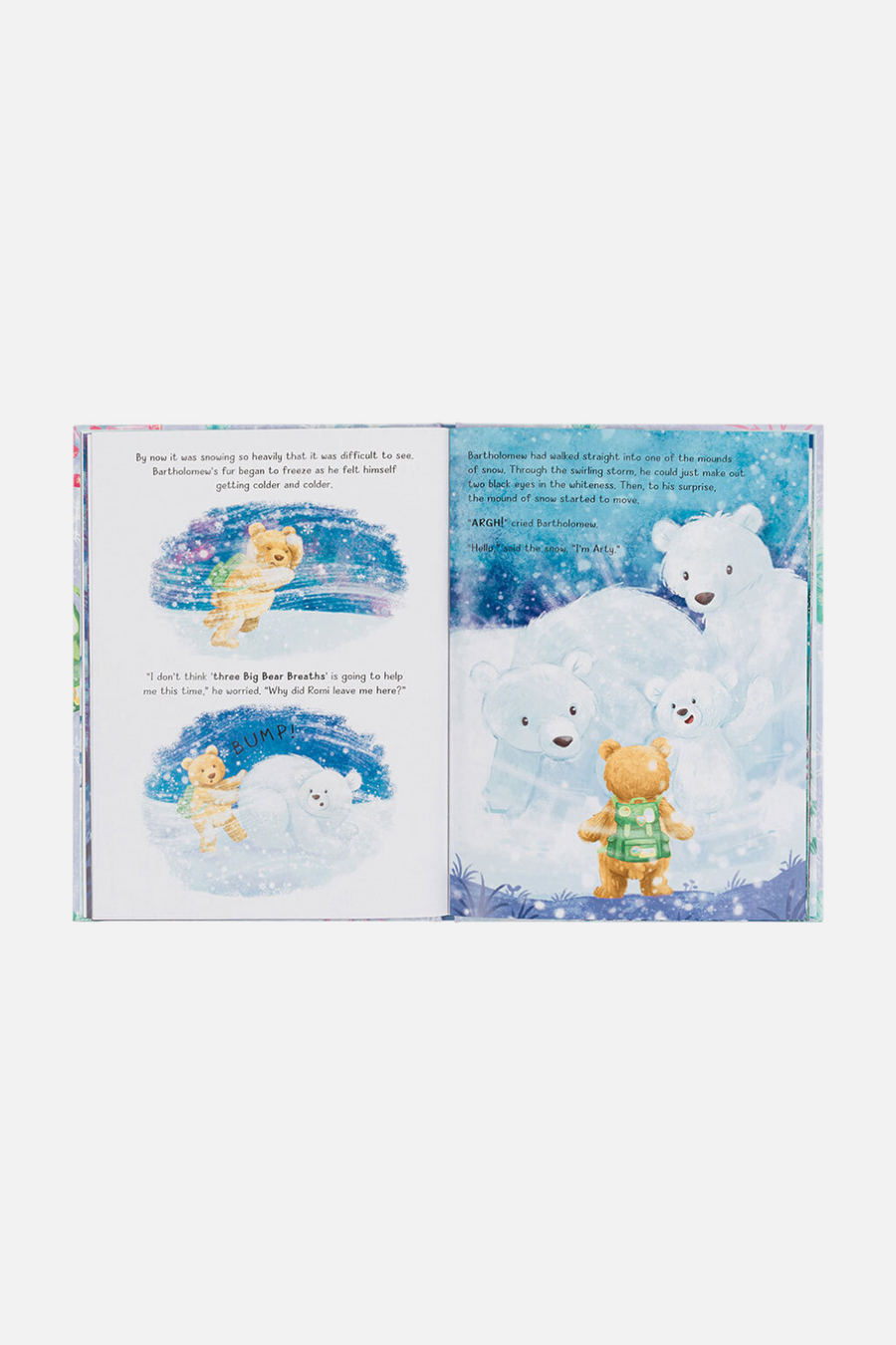 Jellycat Bartholomew Bear & The Snow Giants Children's Book – side view