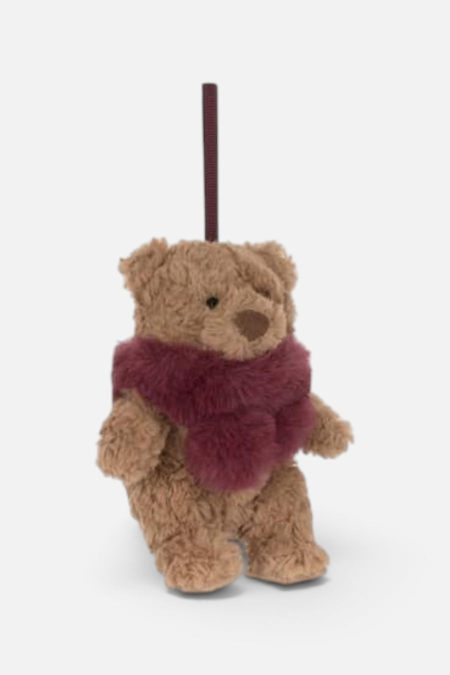 Jellycat Bartholomew Bear Winter Warmer Decoration – detail