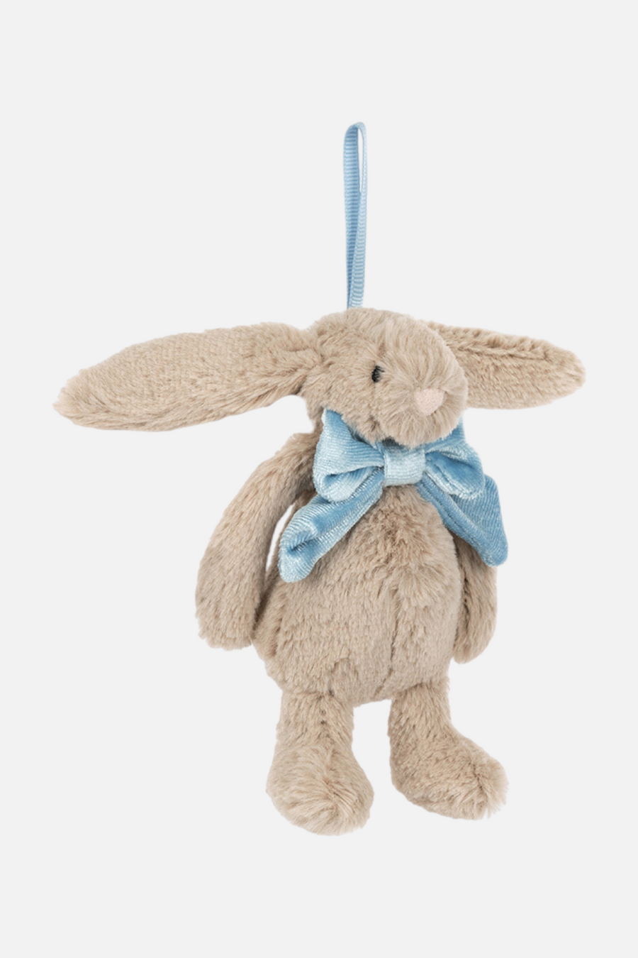 Jellycat Bashful Beige Bunny Ornament – front view