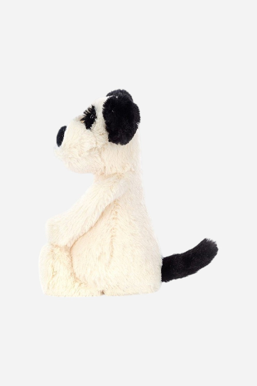 Jellycat Bashful Black & Cream Puppy - Small – back view