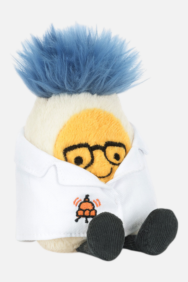 Jellycat Boiled Egg Scientist Outfit Plush Toy