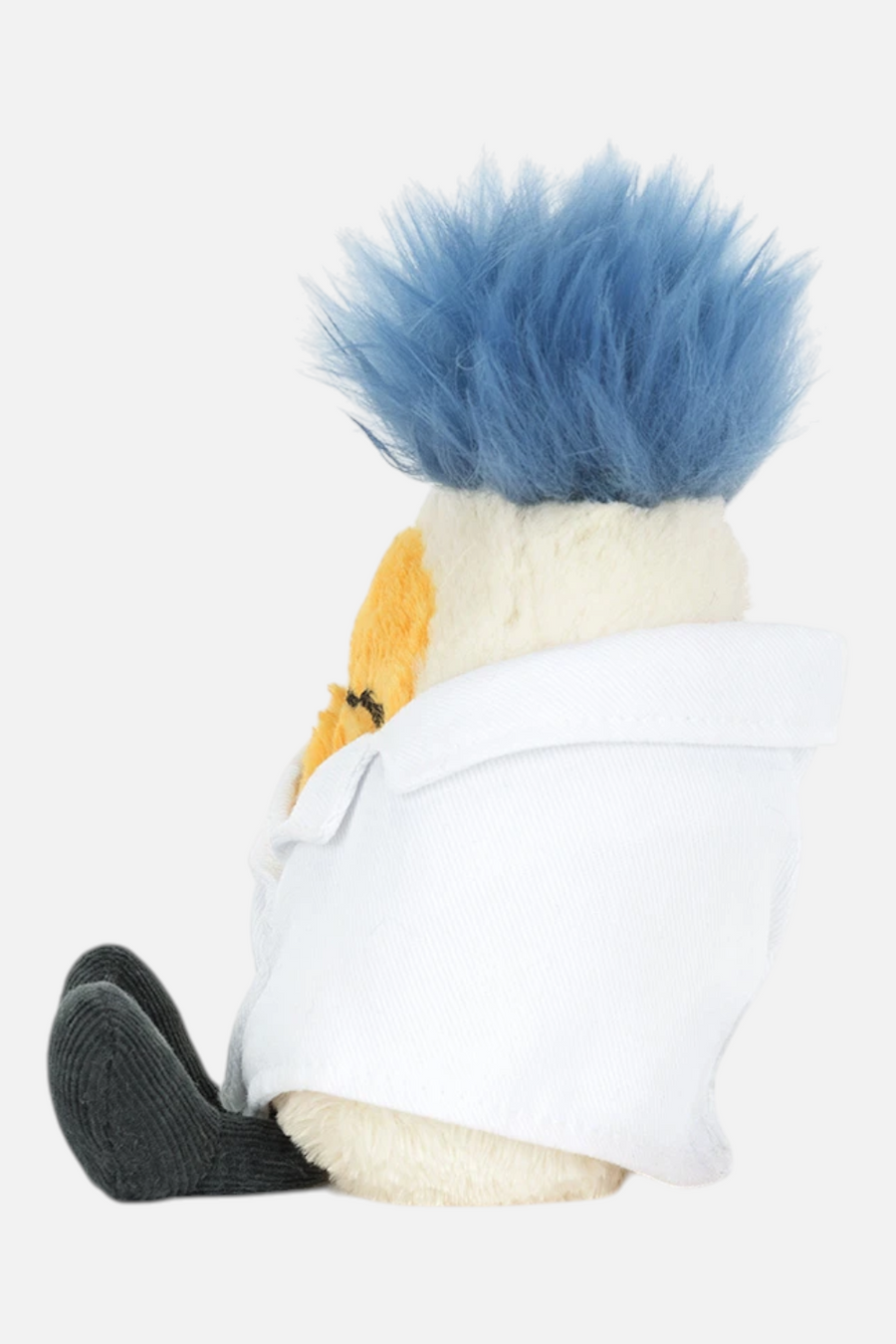 Jellycat Boiled Egg Scientist Outfit Plush Toy – side view
