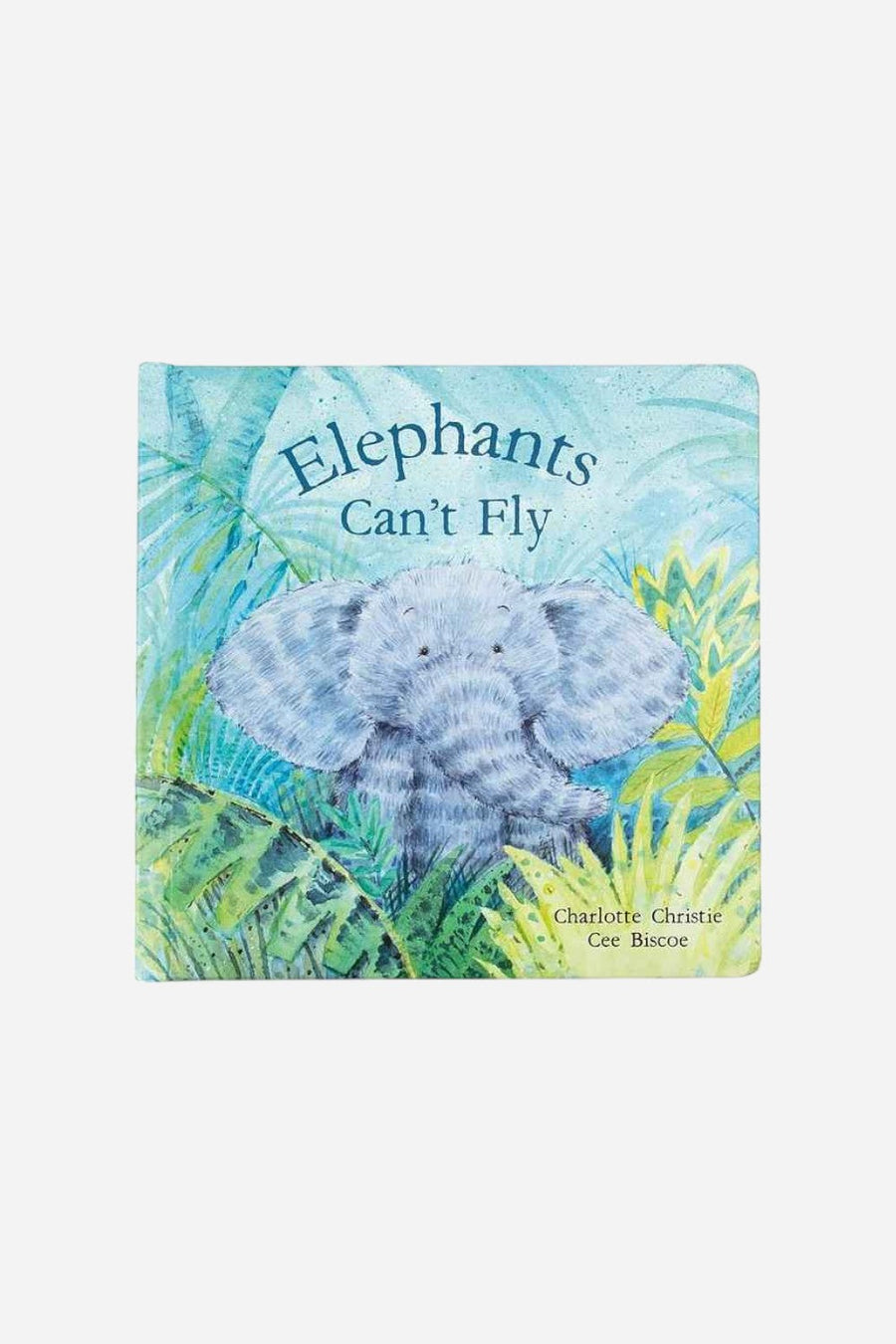 Jellycat Elephants Can't Fly Book – front view