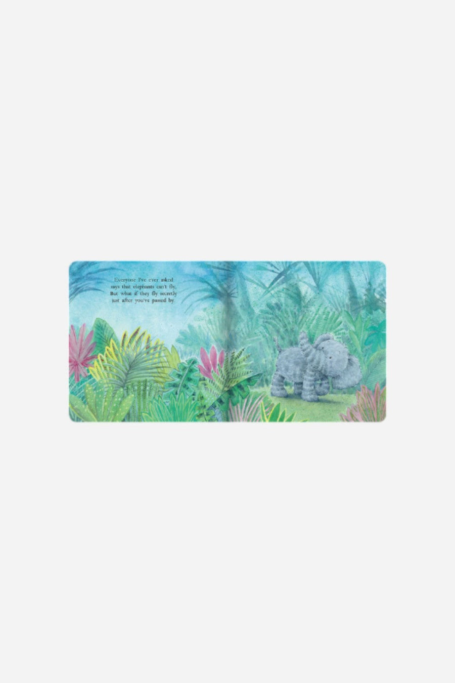 Jellycat Elephants Can't Fly Book – side view