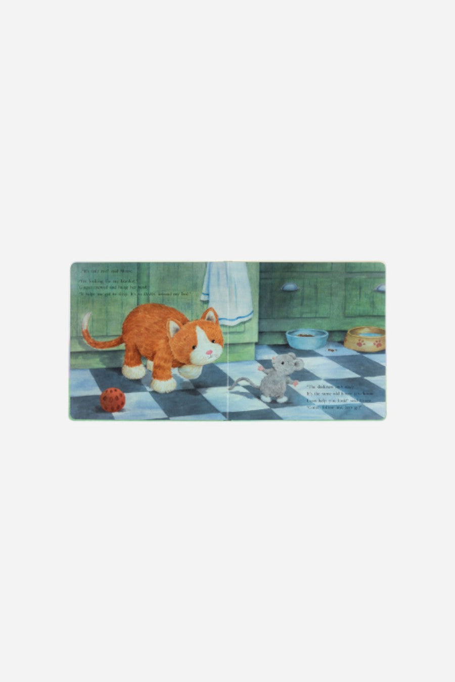 Jellycat Ginger The Courageous Kitten Book – back view