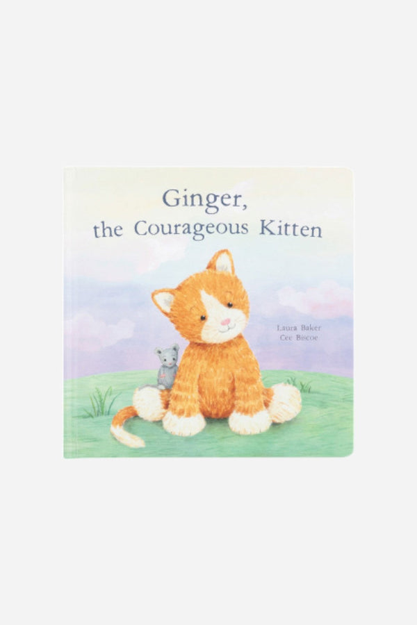Jellycat Ginger The Courageous Kitten Book