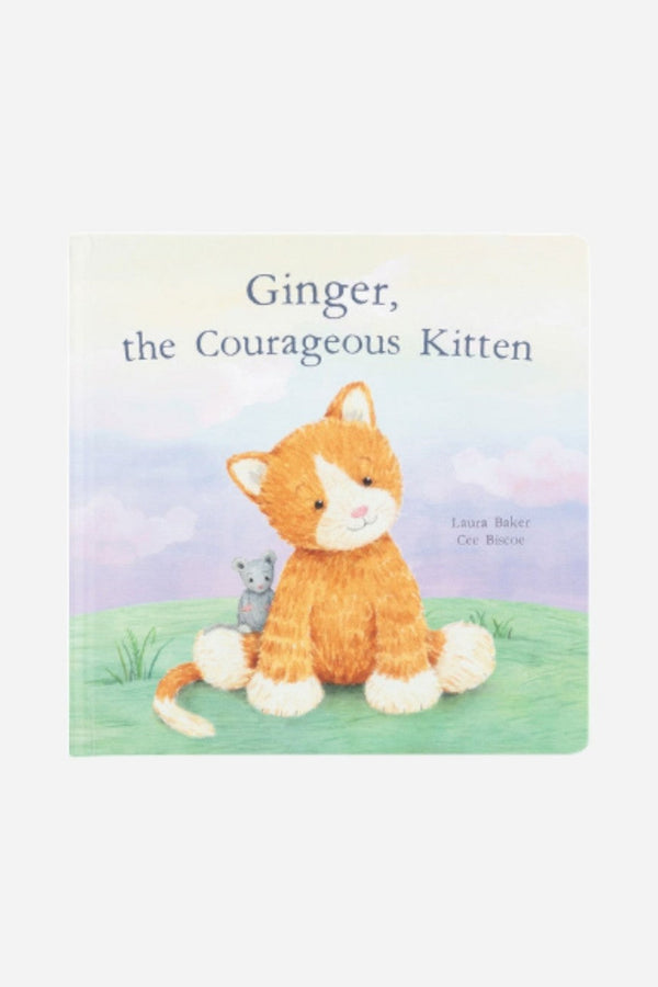 Jellycat Ginger The Courageous Kitten Book