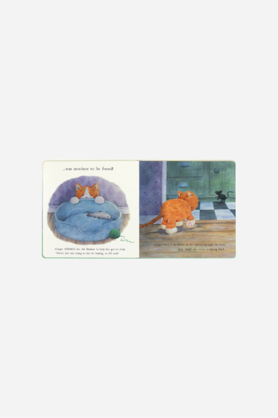 Jellycat Ginger The Courageous Kitten Book – side view