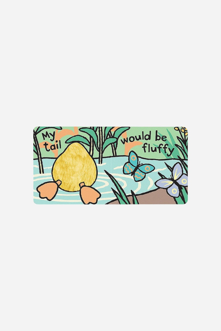 Jellycat If I Were A Duckling Board Book – back view
