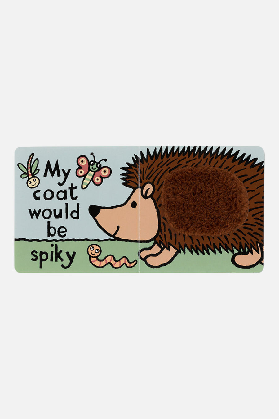 Jellycat If I Were A Hedgehog Book – back view