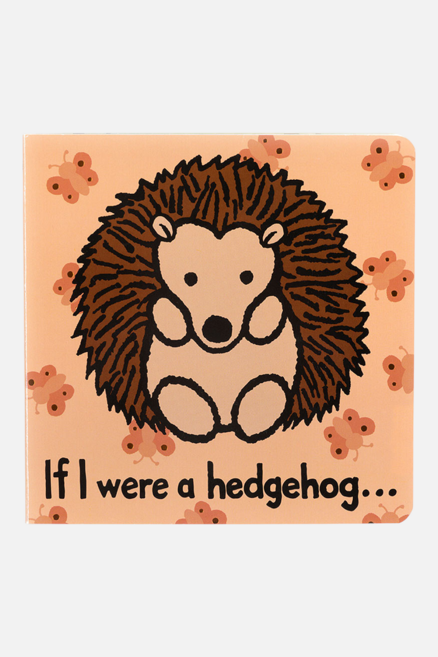 Jellycat If I Were A Hedgehog Book – front view