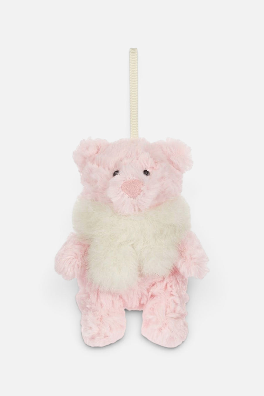 Jellycat Leola Bear Winter Warmer Decoration – front view