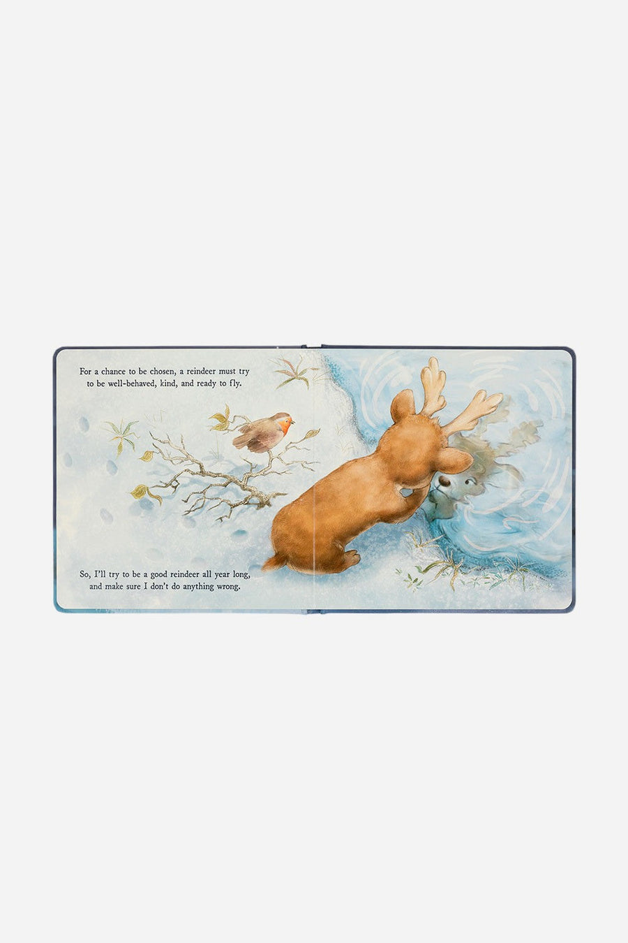 Jellycat Mitzi Reindeer's Dream Book – side view