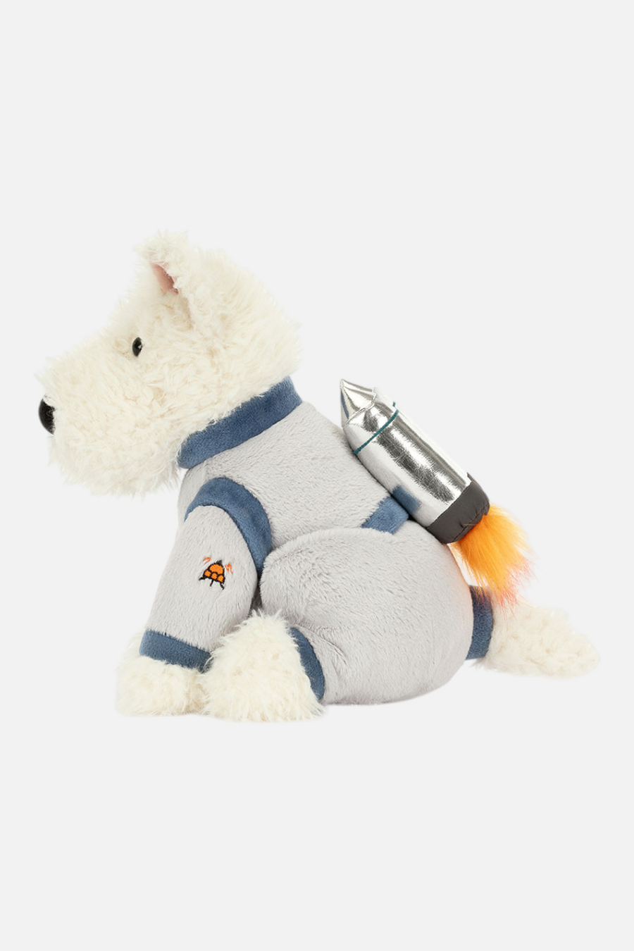 Jellycat Munro Scottie Dog Space Outfit Plush Toy – side view