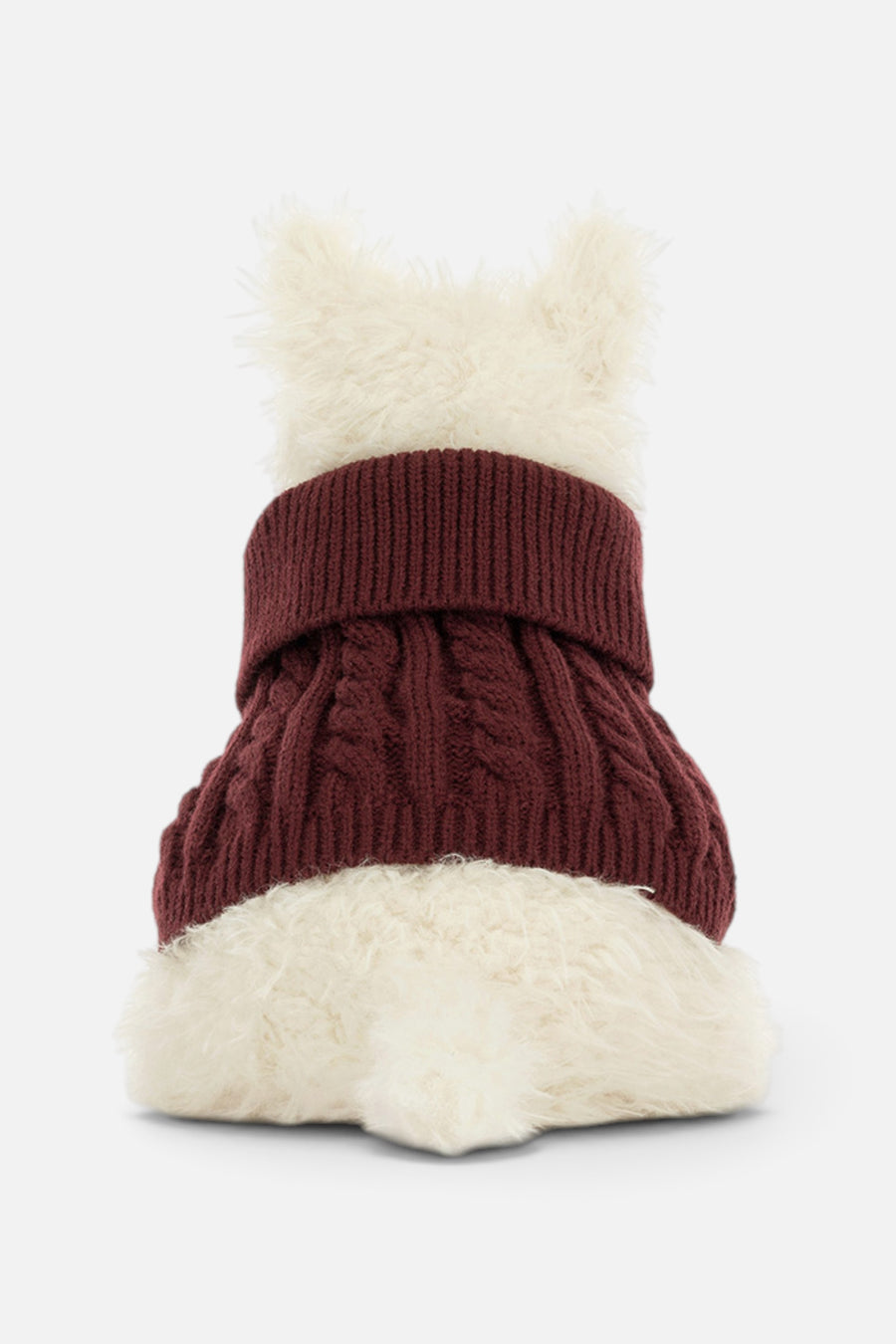 Jellycat Munro Scottie Dog Winter Jumper – back view