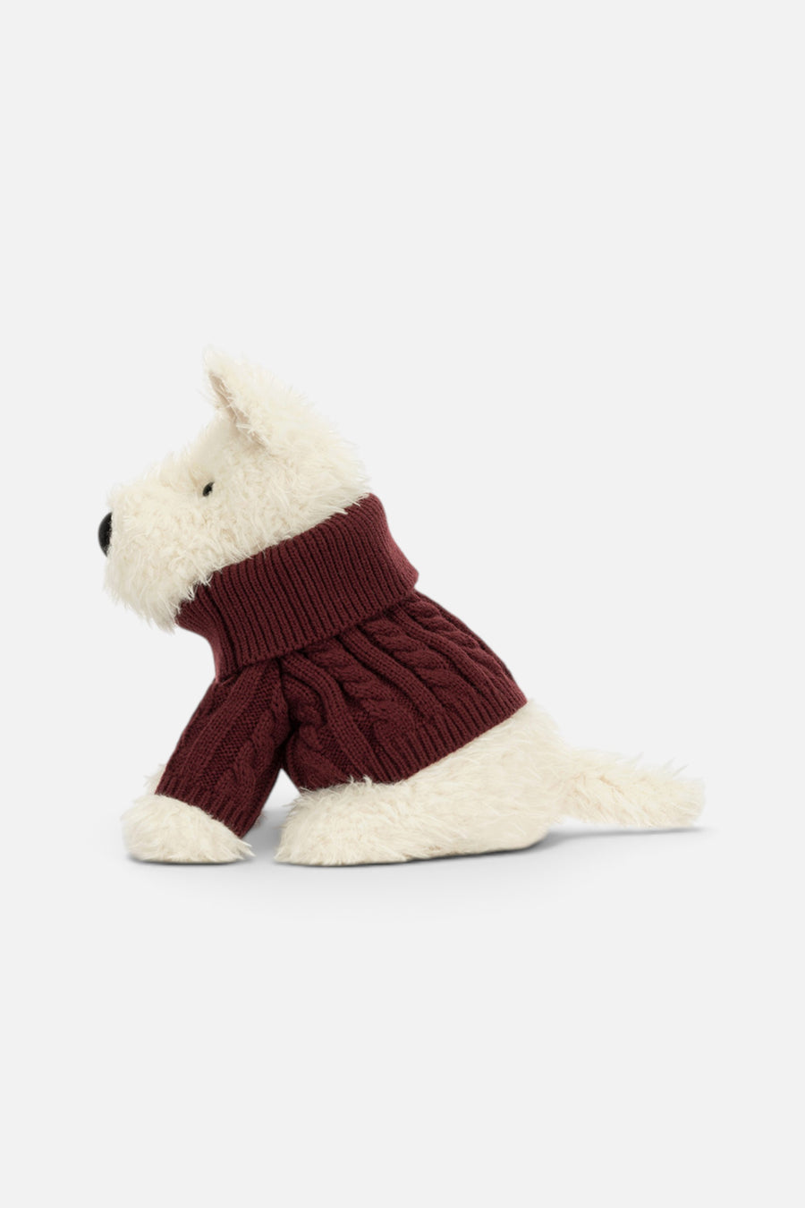 Jellycat Munro Scottie Dog Winter Jumper – side view
