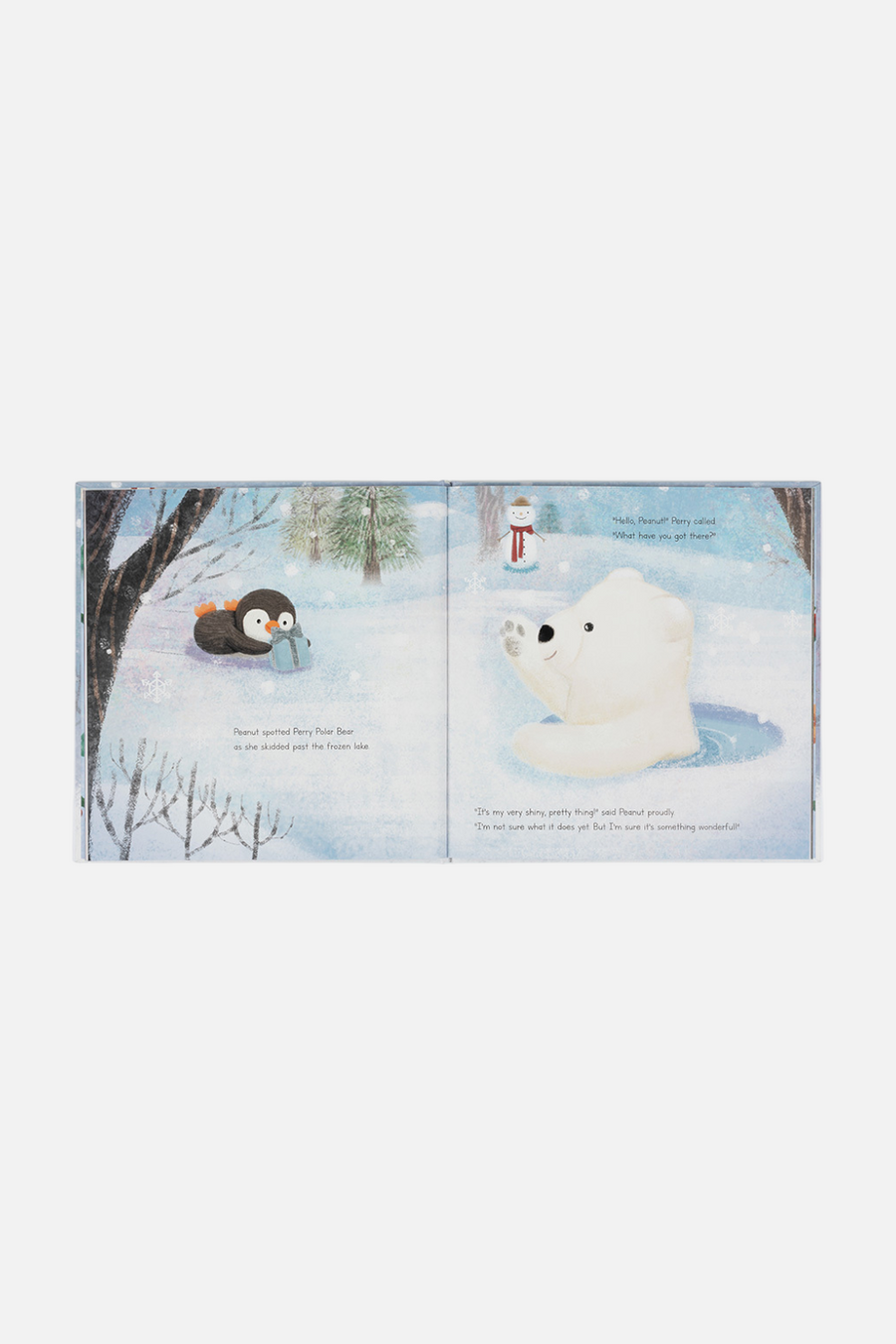 Jellycat Peanut Penguin's Perfect Present Children's Book – back view