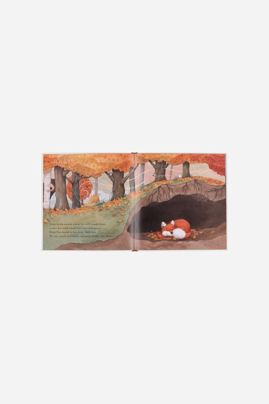 Jellycat Warm In The Storm Book – back view