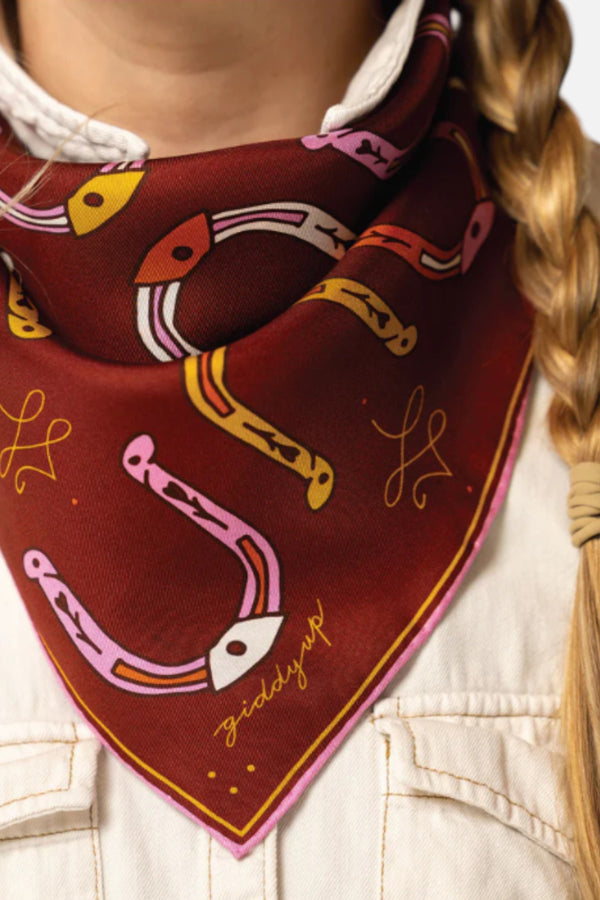 Jenni Earle Giddy Up Silk Scarf