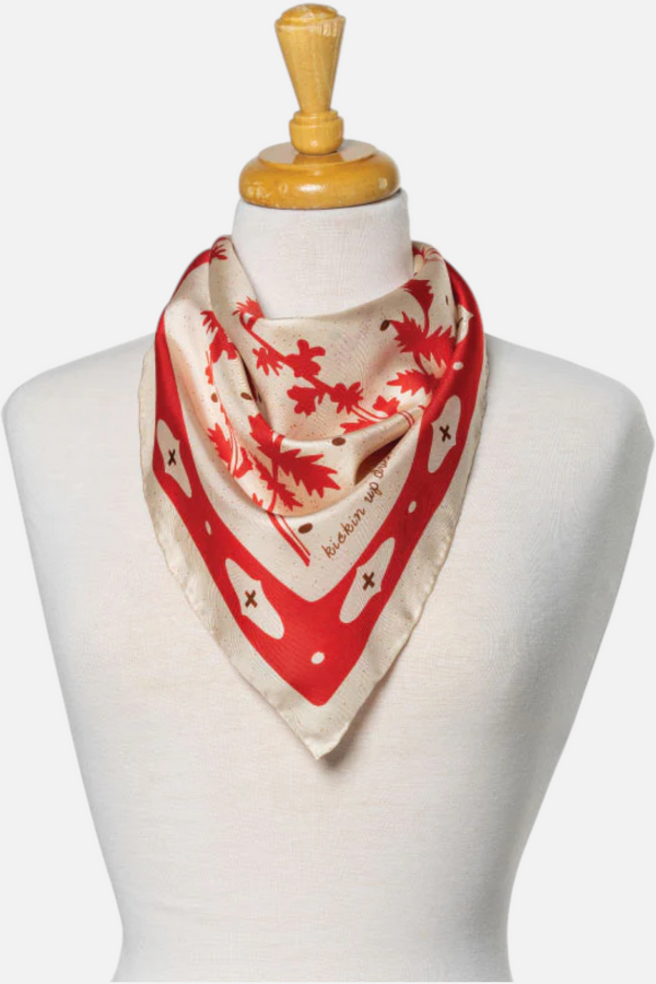 Jenni Earle Kickin Up Dust Silk Scarf