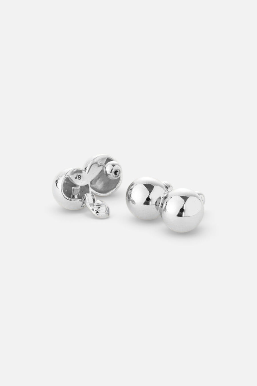 Jenny Bird Lyra Climber Earrings in Sterling Silver – back view
