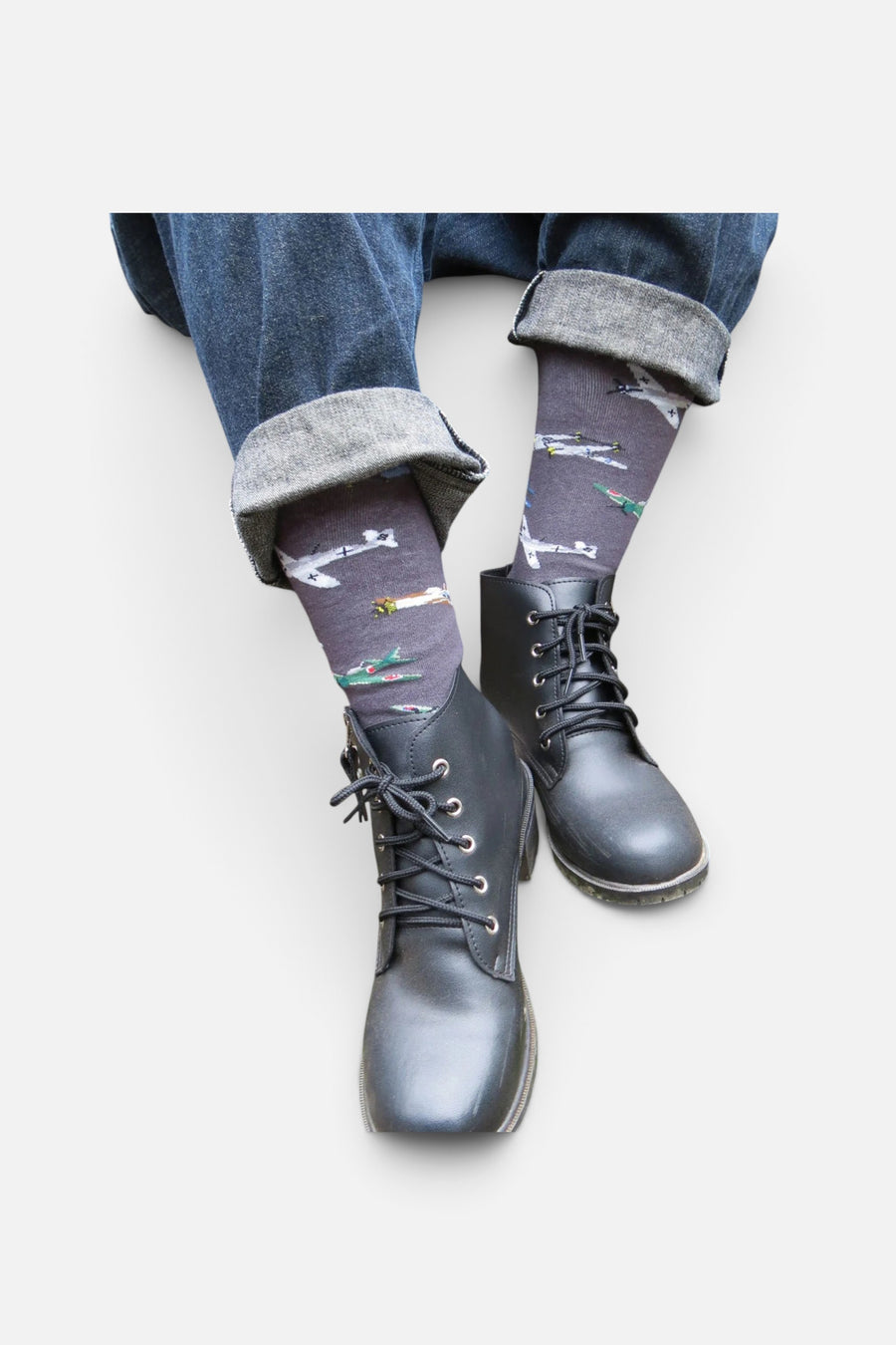 Jhj Int Company Ltd Chaossocks WWII Planes Socks – front view