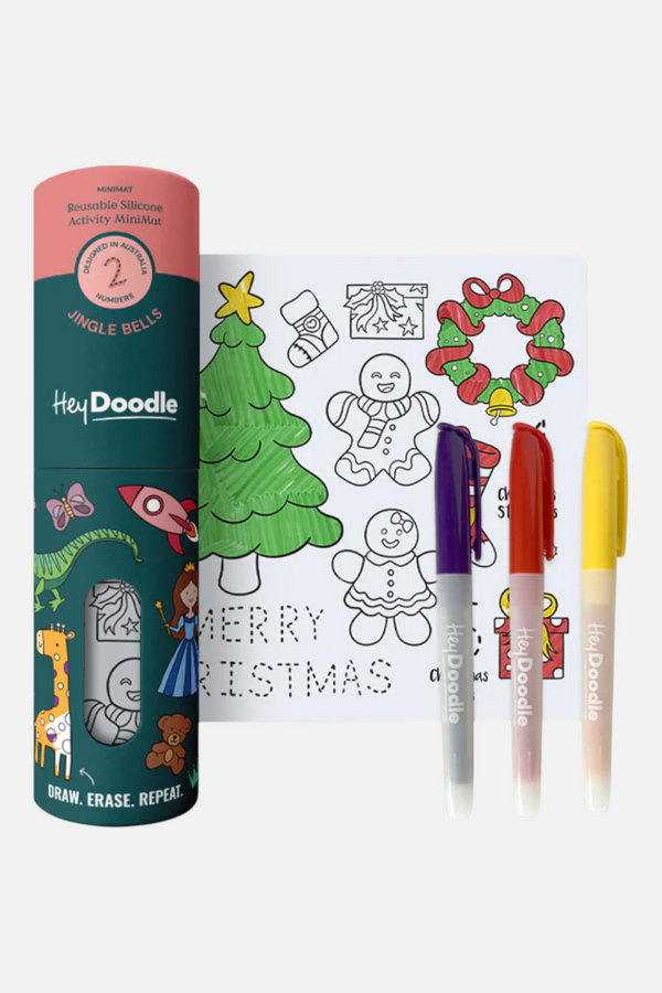 Jingle Bells Mini Coloring & Doodle Mat