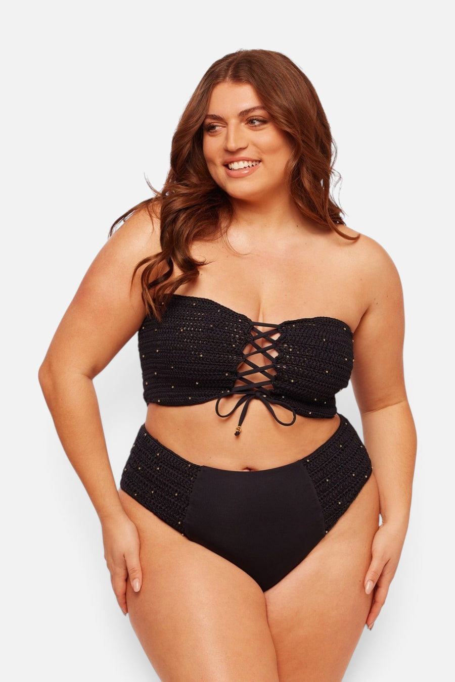 JMP The Label Cancun Bottom in Midnight Black – detail
