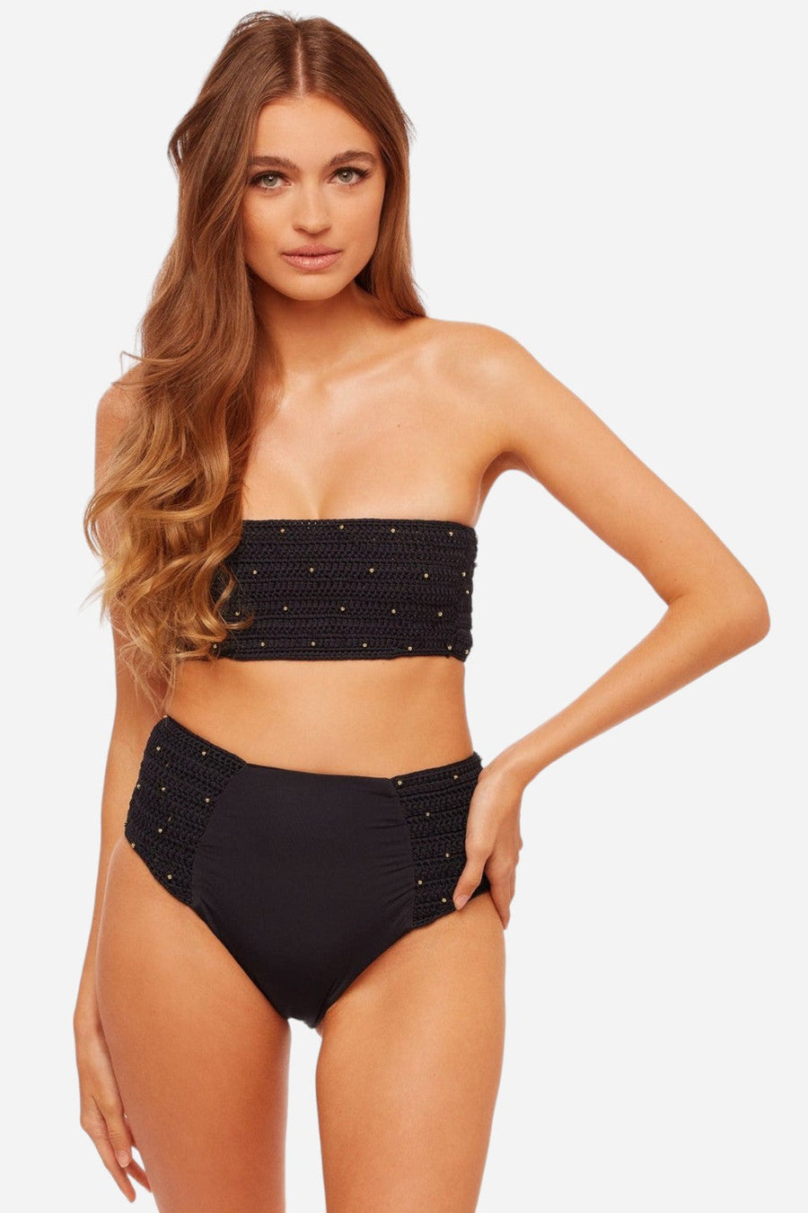 JMP The Label Cancun Bottom in Midnight Black – front view