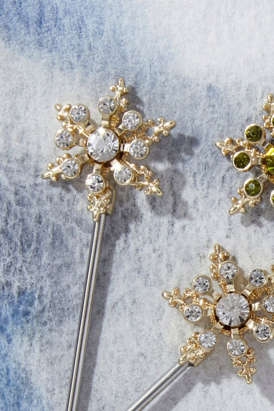 Joanna Buchanan Snowflake Cocktail Picks, Crystal – detail