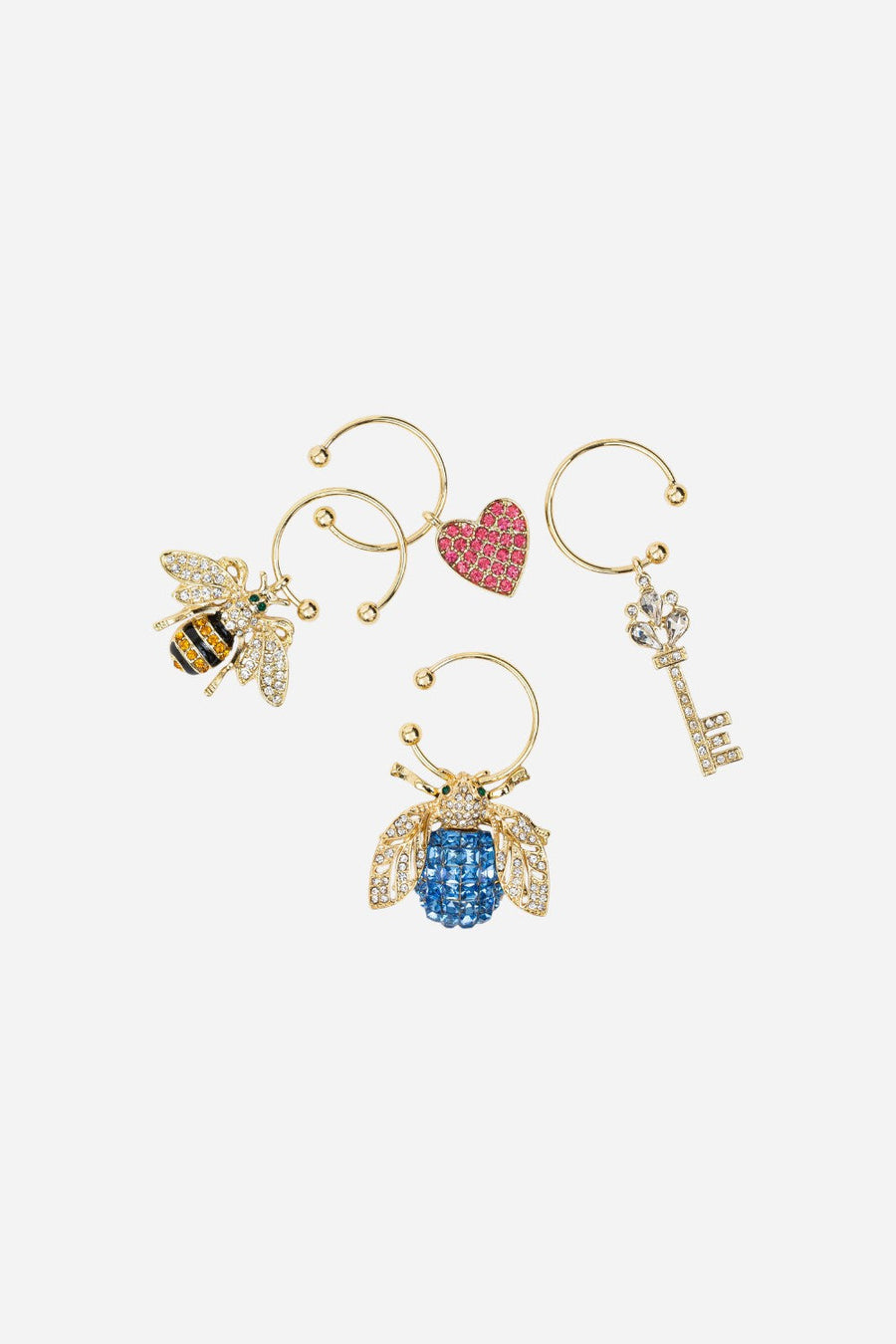 Joanna Buchanan Wedding Wine Charms – side view