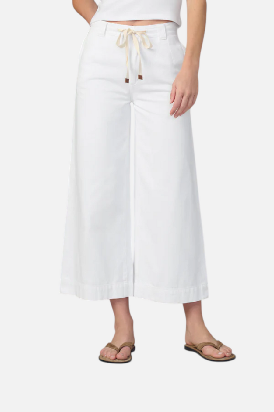 Joes Jeans Addison Pant in White – back view