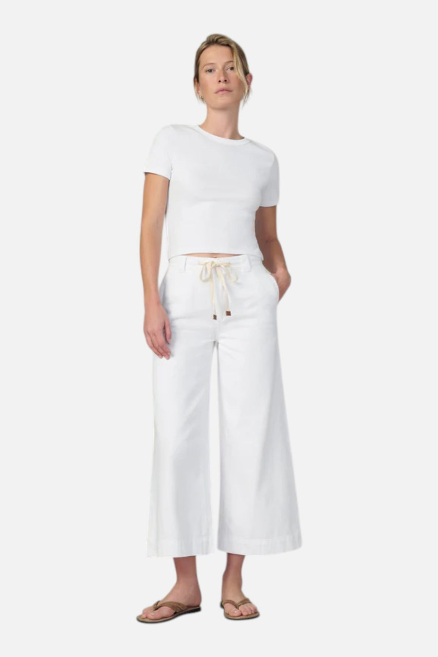Joes Jeans Addison Pant in White – side view