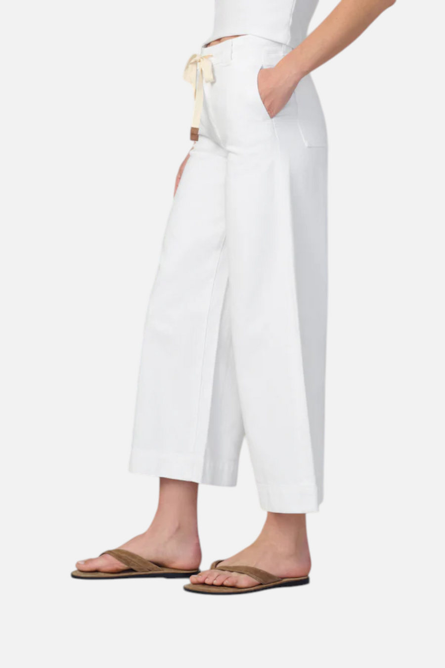 Joes Jeans Addison Pant in White – side view