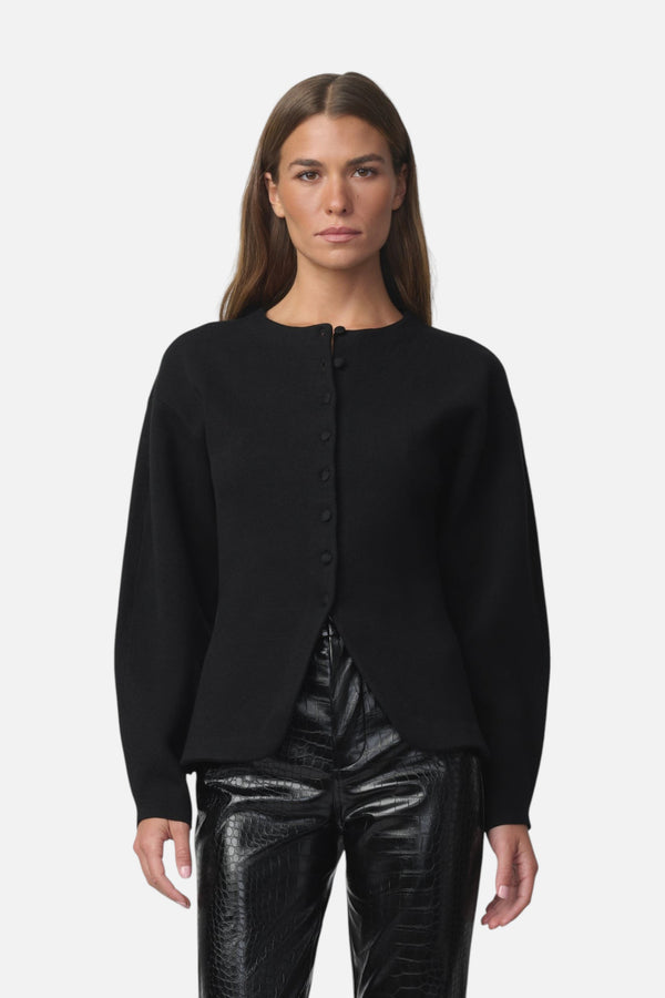 Joe's Jeans Emelie Barrel Cardigan in Black