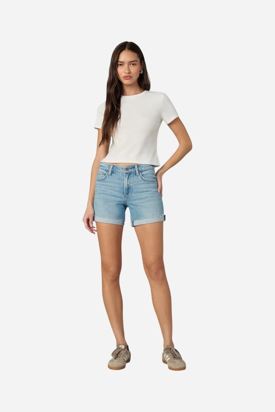 Joe's Jeans The 5" Short with Single Cuff in Taken – detail