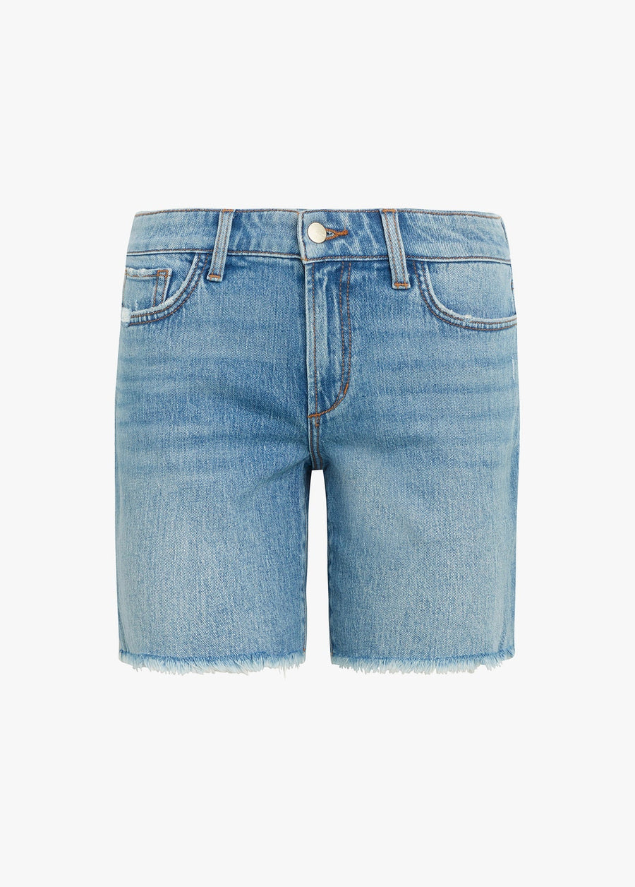 Joes Jeans The 7" Lara Bermuda Short Frayed Hem in So Proud – alternate