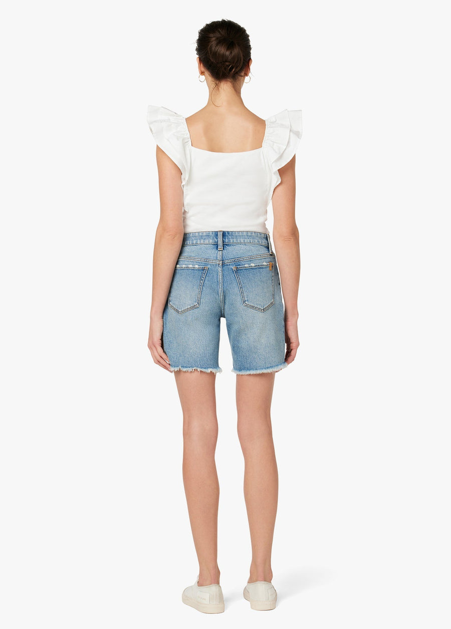 Joes Jeans The 7" Lara Bermuda Short Frayed Hem in So Proud – alternate