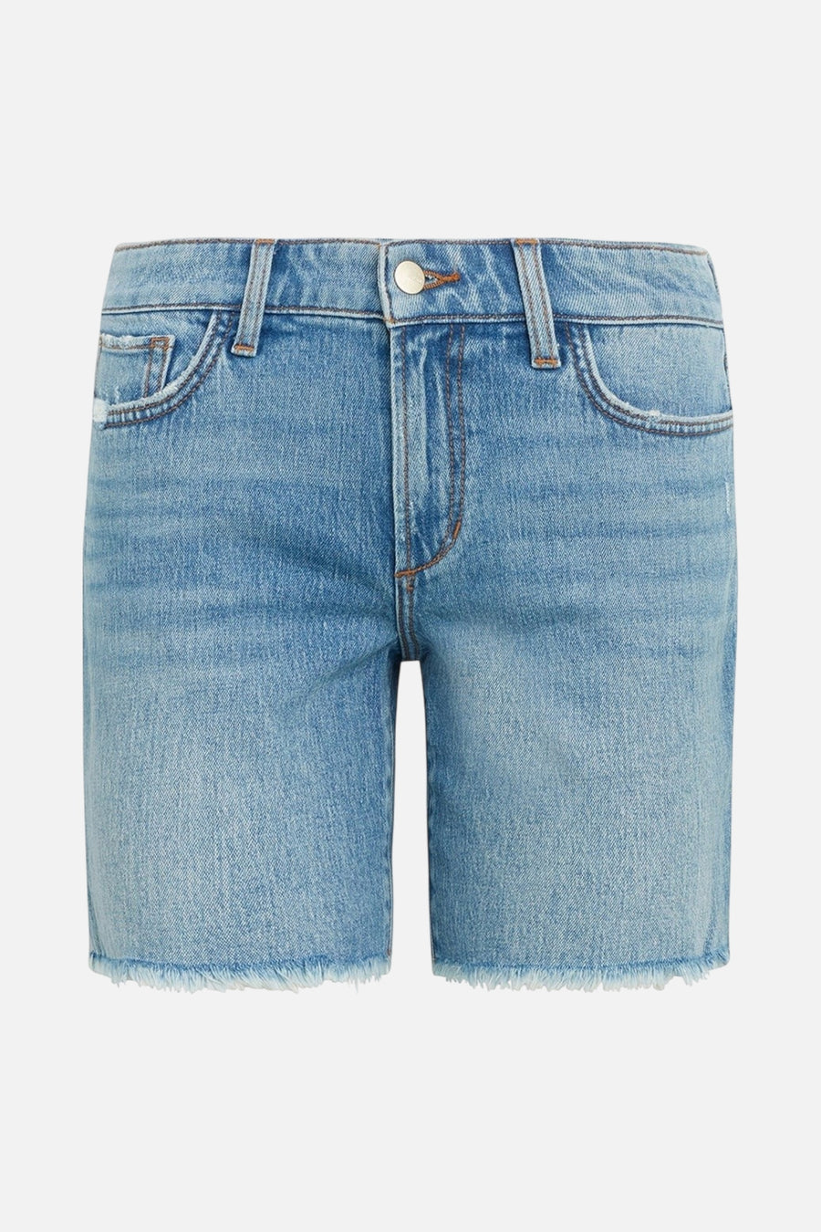 Joes Jeans The 7" Lara Bermuda Short Frayed Hem in So Proud – front view