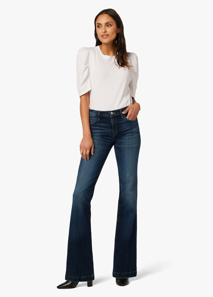 Joe's Jeans The Frankie Mid Rise Bootcut Heirloom Denim Wide Hem – alternate