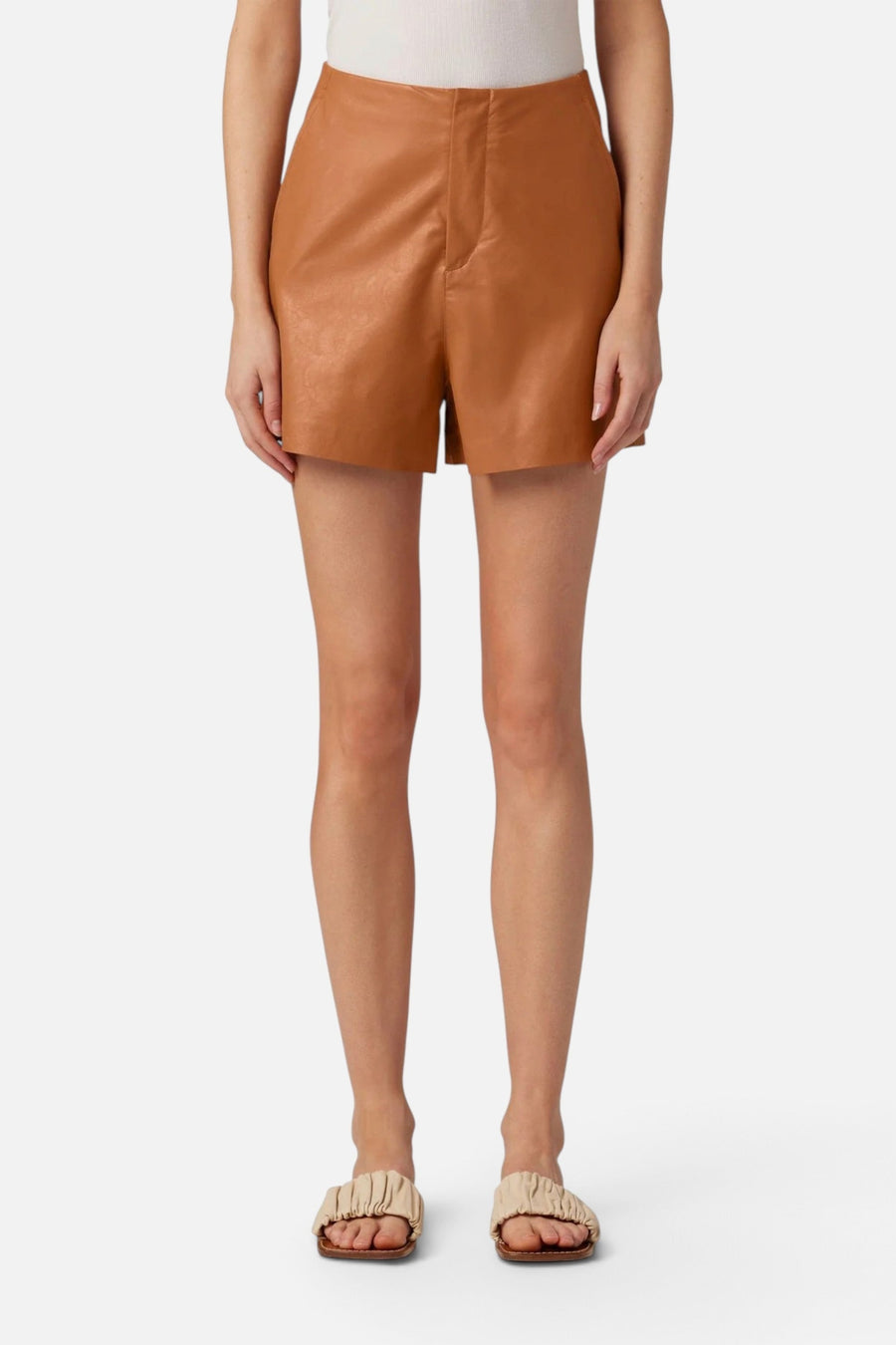 Joes Jeans The Johnnie Weightless Vegan Leather Short – side view