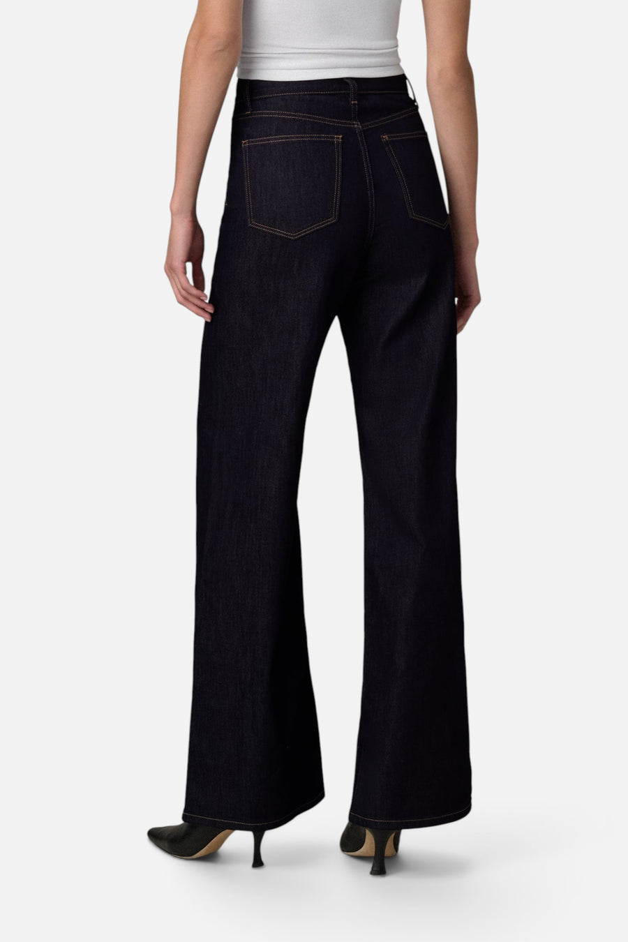 Joe's Jeans The Mia Wide Leg Jean in Absolutely – back view