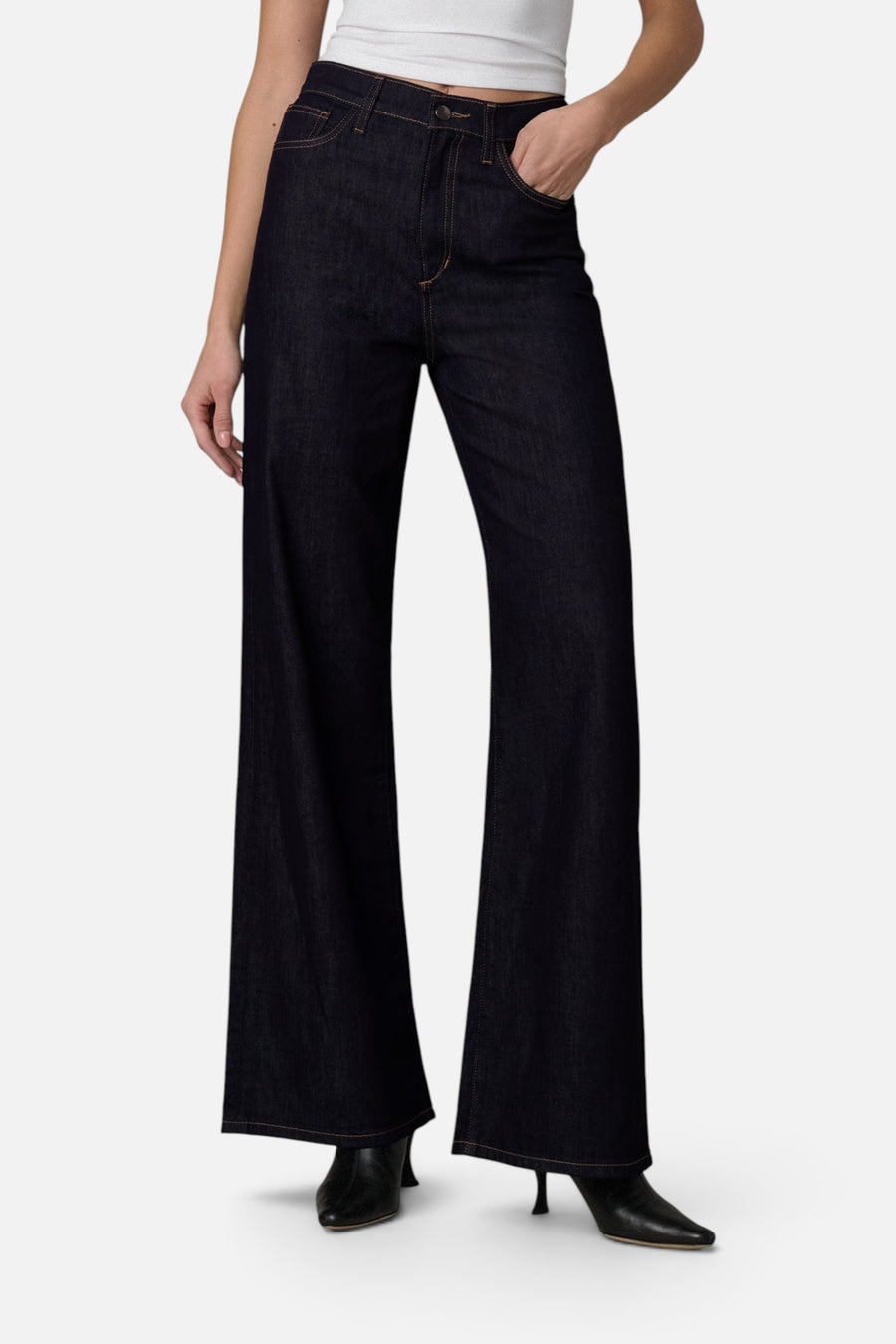 Joe's Jeans The Mia Wide Leg Jean in Absolutely – front view