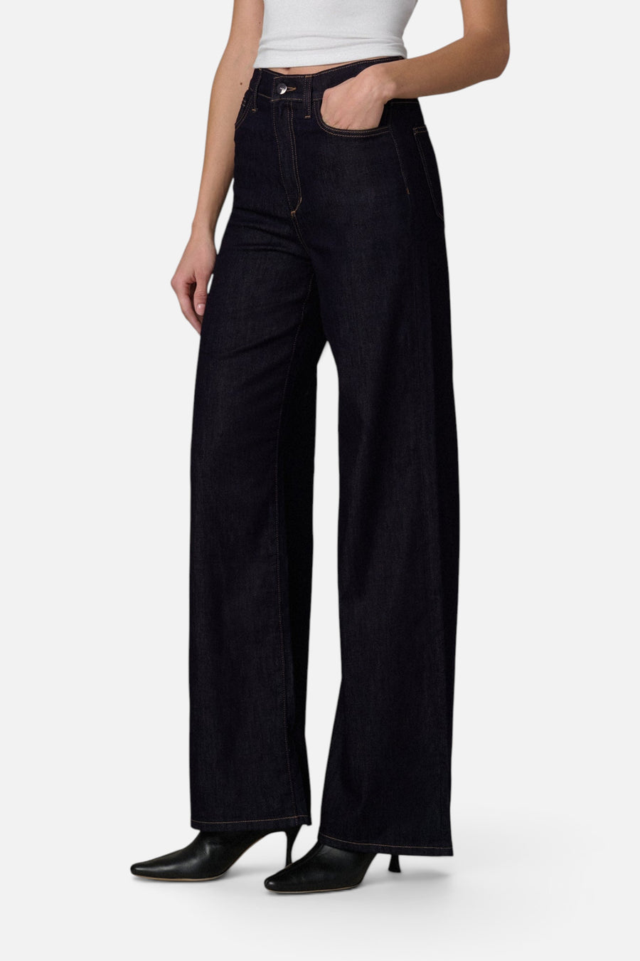 Joe's Jeans The Mia Wide Leg Jean in Absolutely – side view