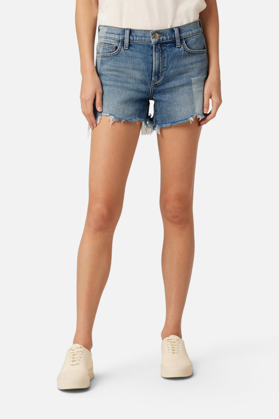 Joes Jeans The Ozzie with Frayed Hem in Opposites Attract – front view
