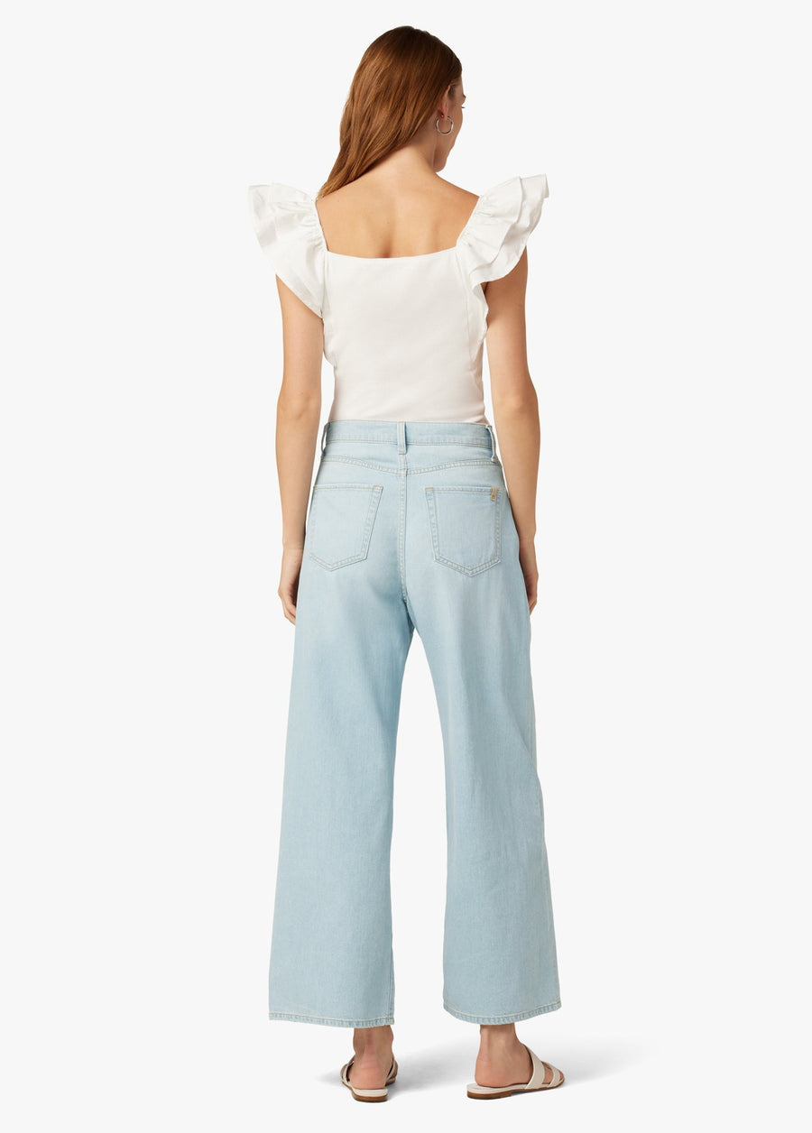 Joes Jeans The Pleated Wide Leg Ankle Weightless in Charming – alternate