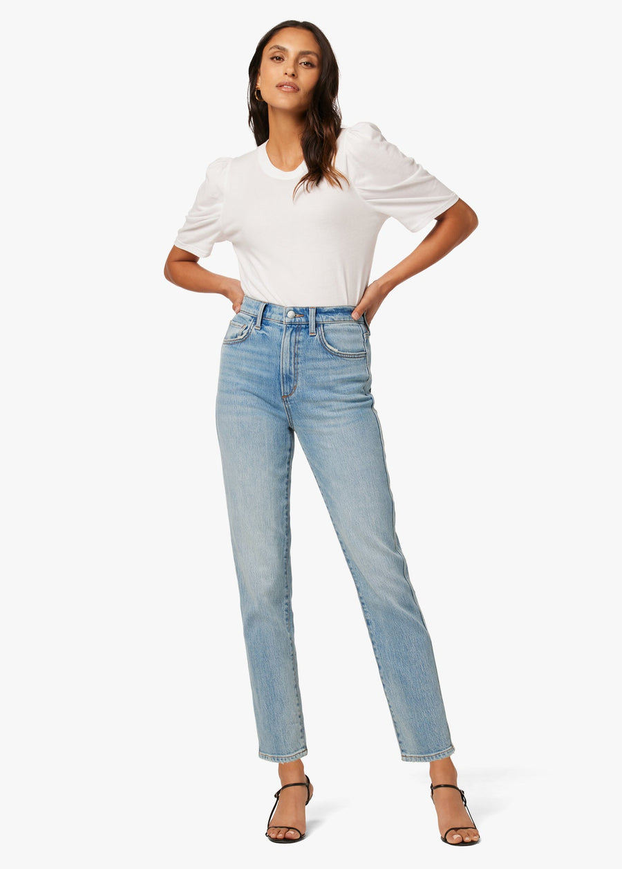Joes Jeans The Raine High Rise Straight Ankle Vintage Stretch in Brightside – alternate
