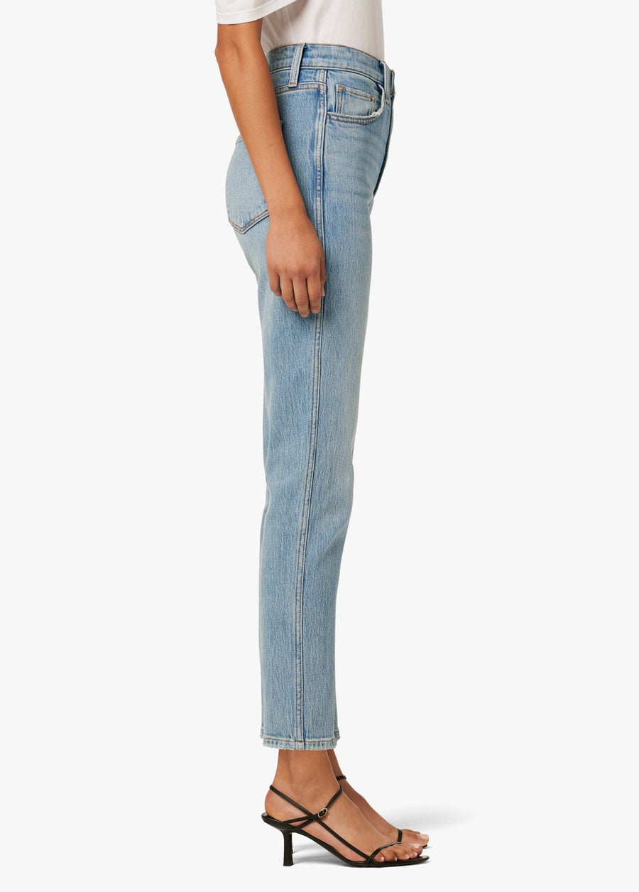 Joes Jeans The Raine High Rise Straight Ankle Vintage Stretch in Brightside – back view
