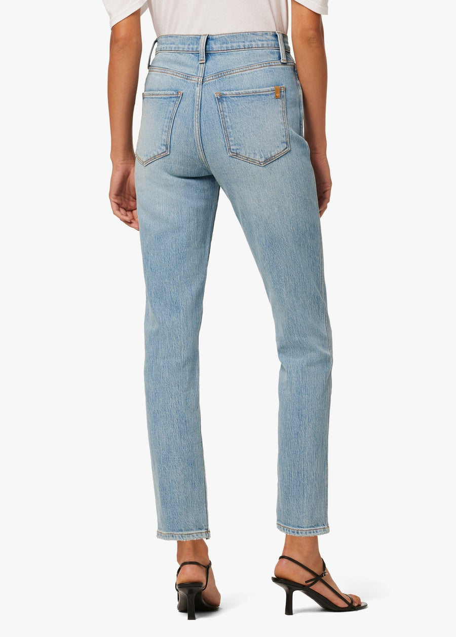 Joes Jeans The Raine High Rise Straight Ankle Vintage Stretch in Brightside – side view